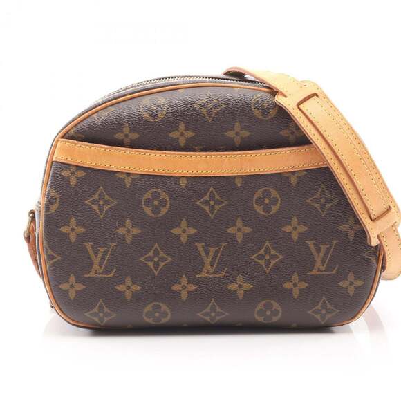 Louis Vuitton Blois Shoulder Bag, Coated Canvas and Leather, Monogram, Women'... - Picture 1 of 11